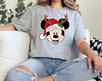 Custom Disney Characters Christmas Shirt, Best Seller Shirt, Mickey Minnie Donald Daisy Goofy Pluto Shirt, Family Christmas Shirt 242114