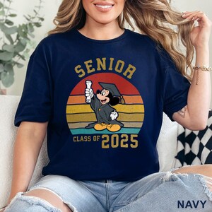 Mickey 2025 Graduation Shirt, Disney Class of 2025 Mickey Shirt, Graduation Gift Tees, Gift for Senior, Disney Graduate Shirt 242748