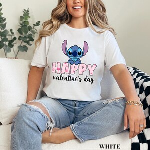 Stitch And Angel Valentine Shirt, Disney Valentines Day, Disney Couple Shirt, Disney Love Shirt, Disney Valentine Shirt 240698