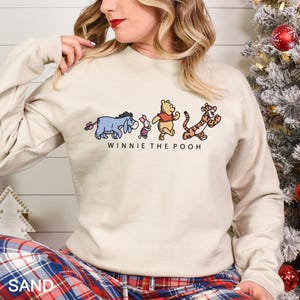 Winnie The Pooh Sweatshirt, Disney Winnie Hoodie, Disney Animal Kingdom Sweatshirt, Winnie The Pooh Tigger Piglet Eeyore Sweatshirt 241359