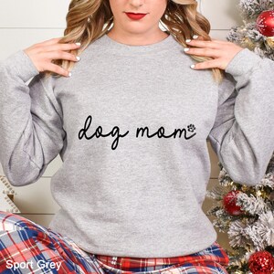 Dog Mom Sweatshirt, Gift For Dog Mom, Dog Gift For Mothers Day, Dog Mama Hoodie, Dog Lover Crewneck, New Dog Mom Sweatshirt, Fur Mama 242817