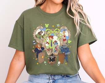 Coquette Bow Watercolor Zootopia Shirt, Judy Hopps Shirt, Nick Wilde Shirt, Welcome To Zootopia Disney Shirt, Locket Zootopia Tee 244135