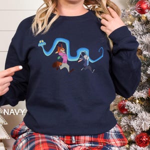 Judy Hopps Nick Wilde Gary De'Snake Sweatshirt, Disney Zootopia 2 Sweatshirt, Walt Disney World Hoodie, Disneyland Zootopia Crewneck 244513 bild 1