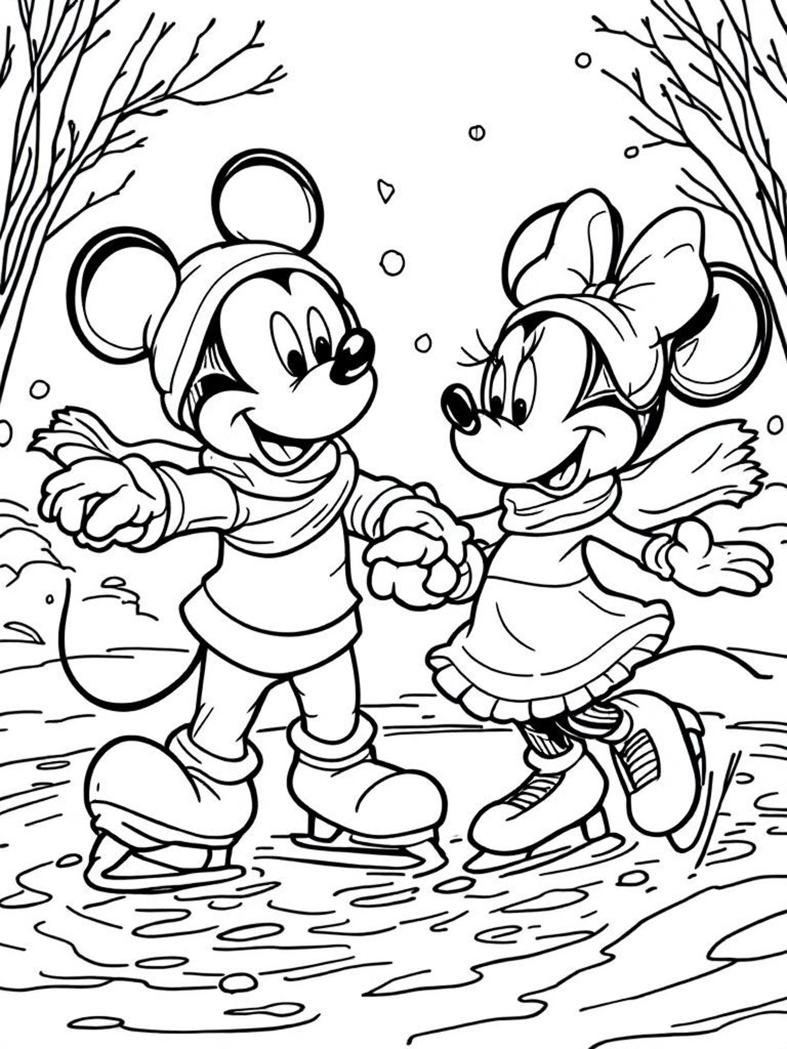 40 - Mickey and Company Inspired Coloring Pages - Etsy
