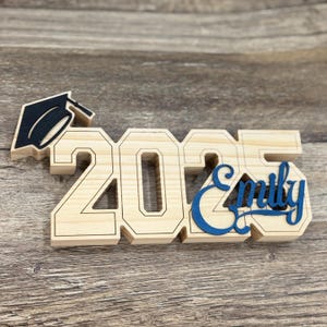 Custom 2025 Graduation Signs, Personalized Name Tags, Graduation Party Decorations, Graduation Souvenirs, Graduation Gifts for Her