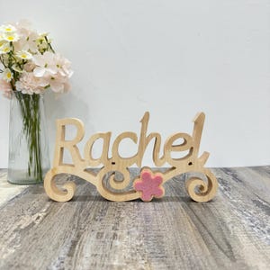 Étiquettes personnalisées, Décoration d'intérieur en bois personnalisée, Étiquettes 3D pour chambre de bébé, Cadeaux pour nouveau-né, Cadeaux d'anniversaire uniques pour elle