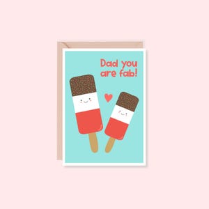 Tarjeta "Papá, eres fabuloso" / Papá fabuloso / Tarjeta para papá / Tarjeta del Día del Padre / Tarjeta de cumpleaños para papá / A6
