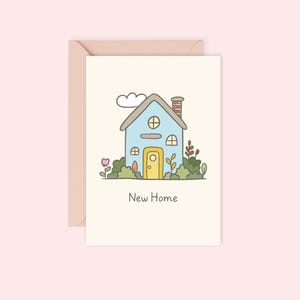 New Home Card / Verhuiskaart / Inwijdingsfeestkaart / Gefeliciteerd nieuwe woning / A6