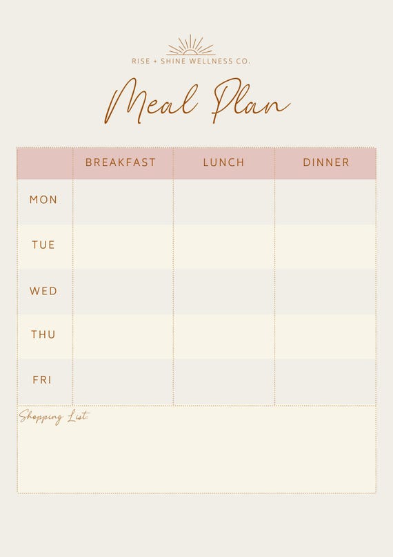 Plan de repas de régime riche en protéines de 7 jours