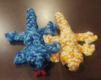 Patrón de crochet de lagarto