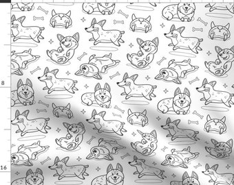 Coloring book fabric Etsy Coloring book fabric Etsy