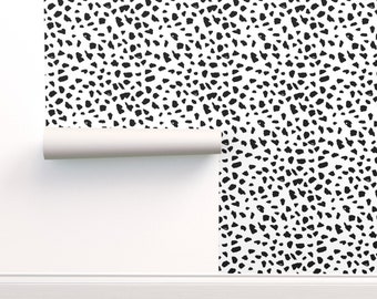 Black Dot Wallpaper Etsy