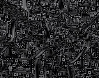 circuit board fabric etsy