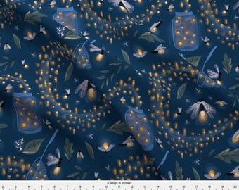 Firefly fabric | Etsy