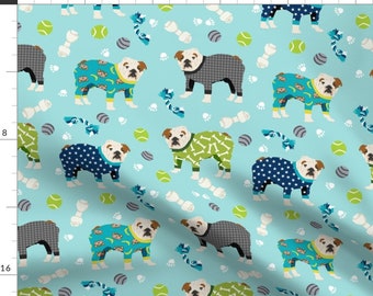 english bulldog pajama set