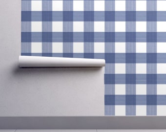 plaid wallpaper etsy