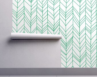 chevron wallpaper etsy