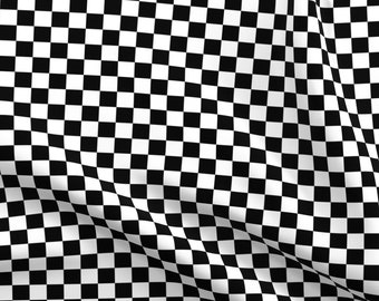 black and white checkers
