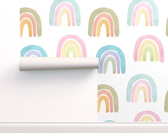 Rainbow Wallpaper Etsy
