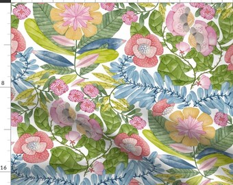 Bold Moroccan Floral Flowers Cotton Dinner Napkins by Roostery Set of 2 Bold Moroccan Floral Flowers Cotton Dinner Napkins by Roostery Set of 2