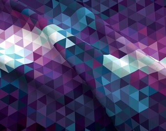 geometric fabric etsy