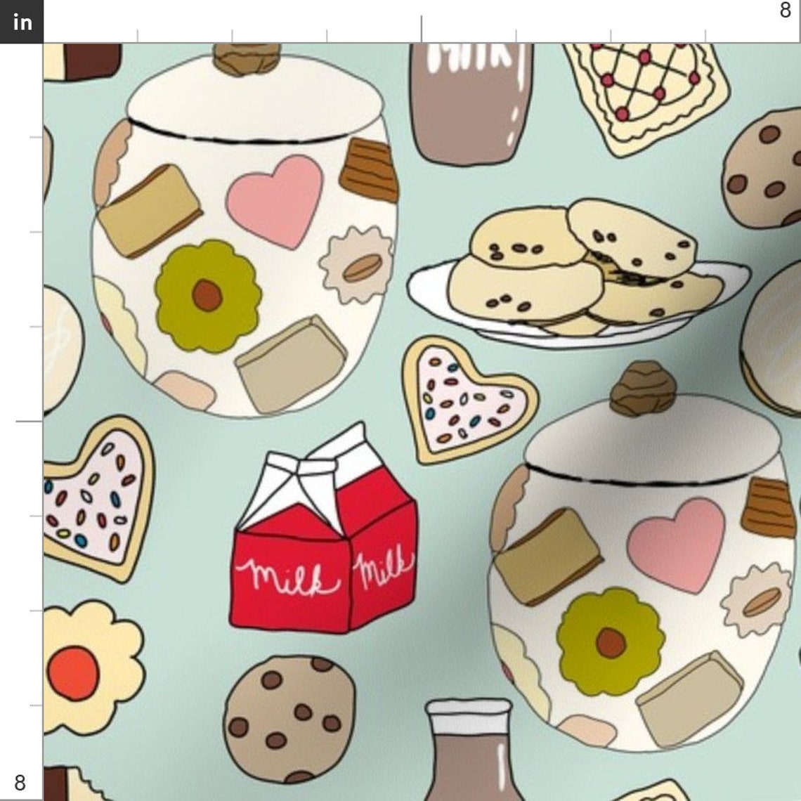 After School Snack Fabric Vintage Cookie Jar by - Etsy