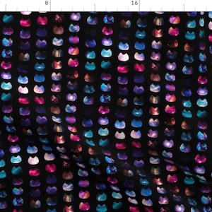 Galaxy Cats Fabric - Galaxy Cats By Mmarie-Designs - Galaxy Space Cats Cotton Fabric By The Yard With Spoonflower