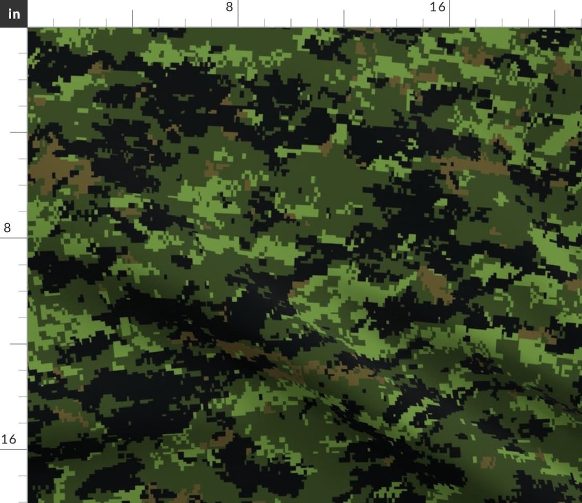 Camo Fabric Cadpat Tw By Ricraynor Canadian Pattern Etsy