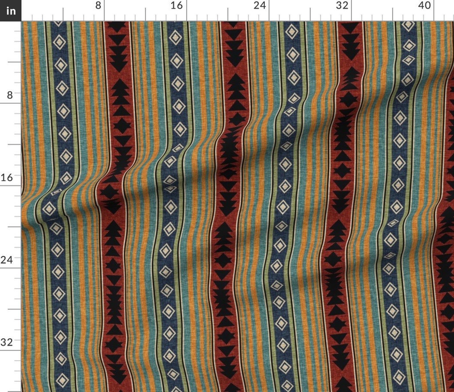 Western Fabric Western Blanket Railroaded by Thecalvarium Etsy