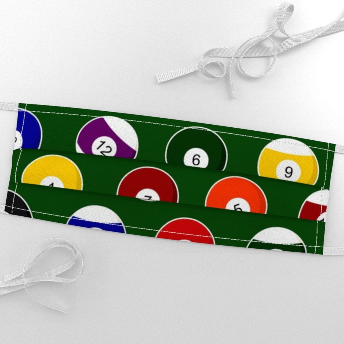 Pool Fabric Pool Balls Billiards By Jannasalak Pool Cotton Etsy