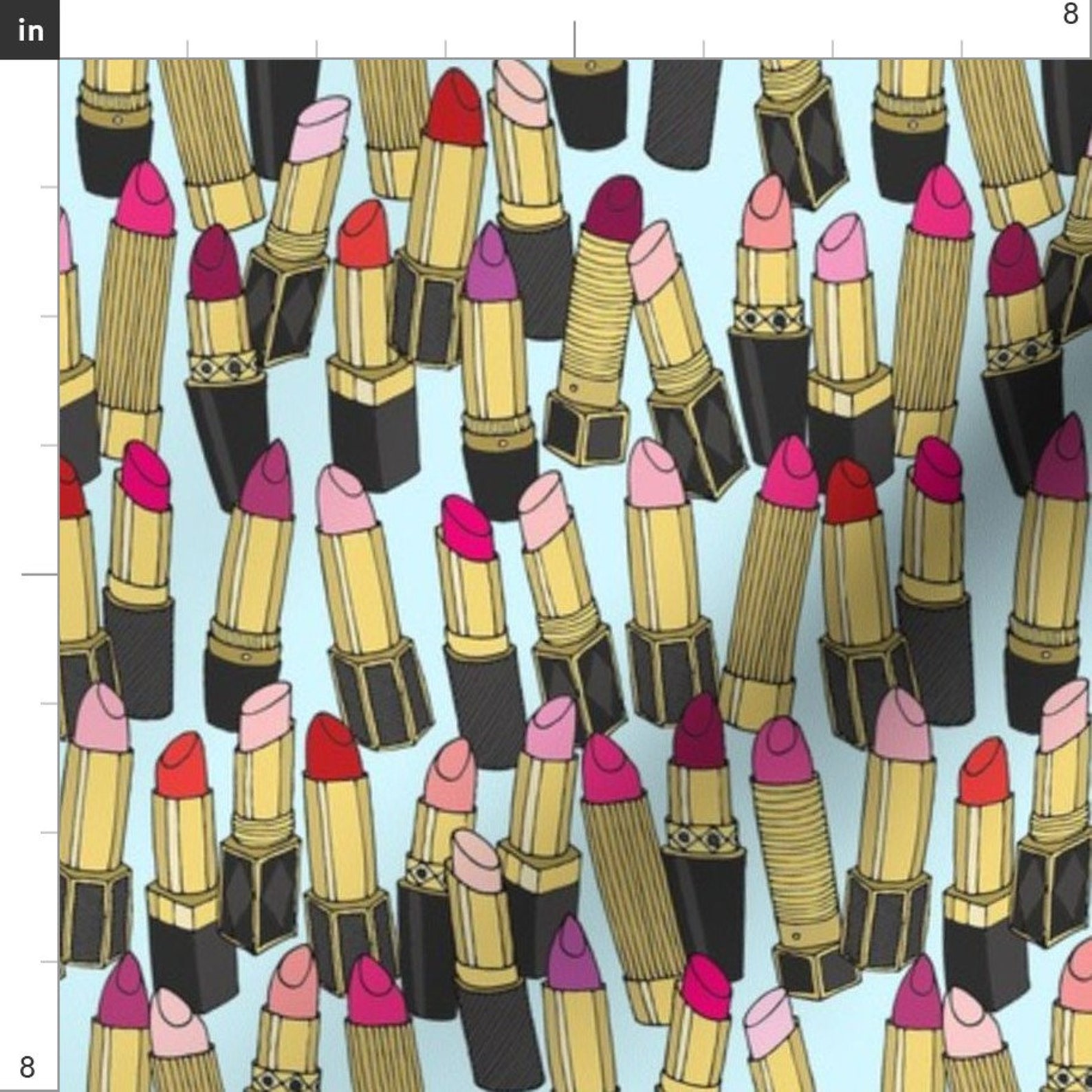 Lipsticks Fabric Lipsticks by Emmakisstina Lipstick Makeup Etsy