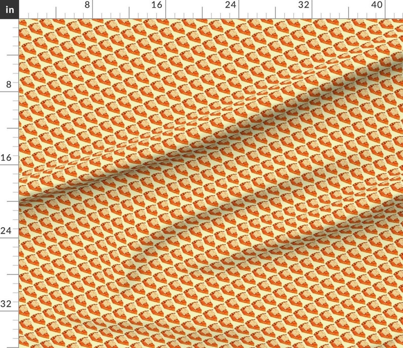 Retro Pumpkin Pie Fabric Pumpkin Pie by Kellygilleran | Etsy