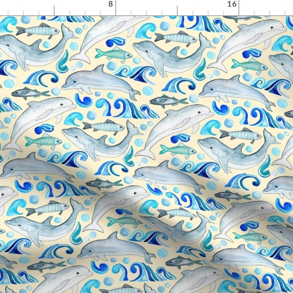Dolphin Fabric Etsy