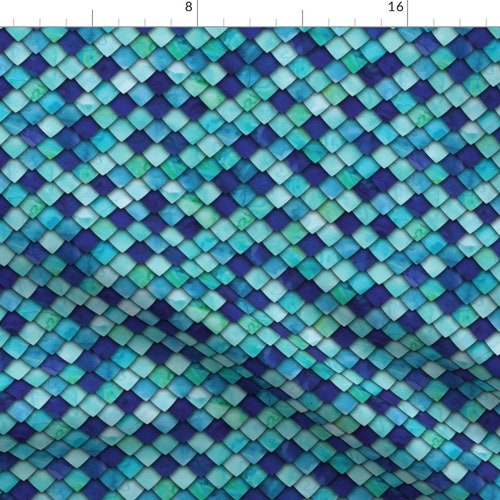 Scale Fabric Dragon Scales fire by Littlearrowdesign Etsy