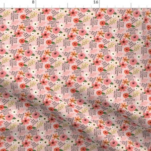 Swear Fabric - Maybe Swearing Will Help By Cynthiafrenette - Funny Adult Cussing Floral Swearing Cotton Fabric By The Yard With Spoonflower