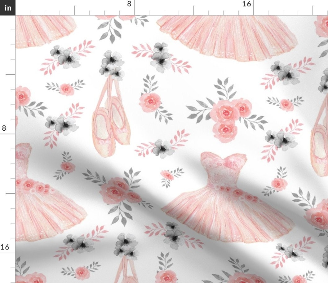 Blush Pink Ballerina Fabric Ballerina Tutus and Slippers by Etsy