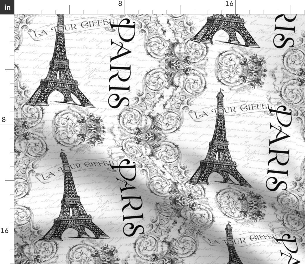 Spoonflower Tea Towel Vintage Paris Eiffel Tower French Aqua Linen Cotton Spoonflower Tea Towel Vintage Paris Eiffel Tower French Aqua Linen Cotton
