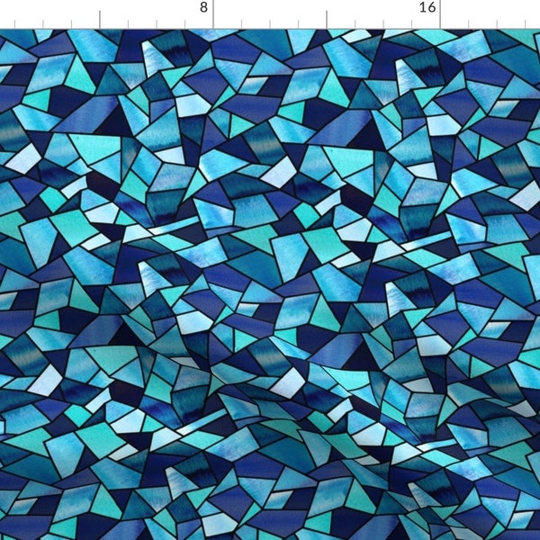 Stained Glass Fabric Etsy