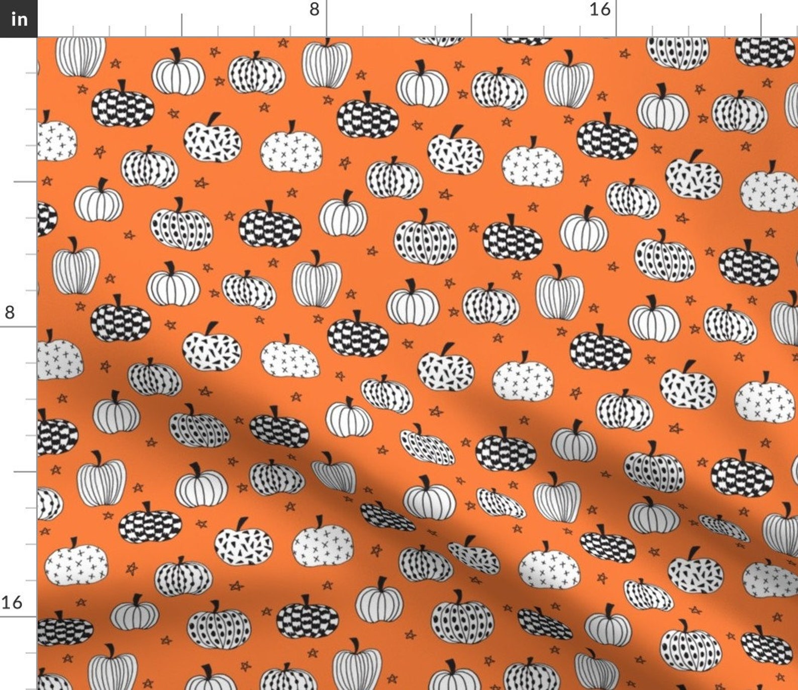 Pumpkin Fabric Pumpkin Pumpkins Halloween Orange Kids Etsy