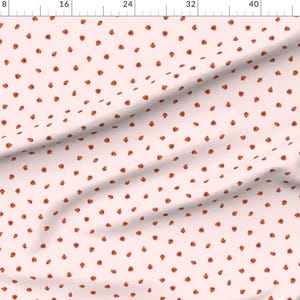 Strawberry Fabric - Strawberry Dream By Alenkakarabanova- Pink Tiny Strawberry Fruit Girl Apparel Cotton Fabric By The Yard With Spoonflower image 2