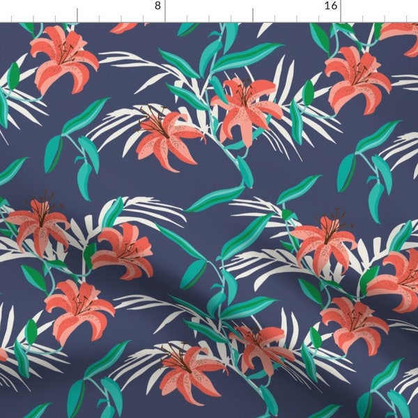 Lily Fabric Etsy