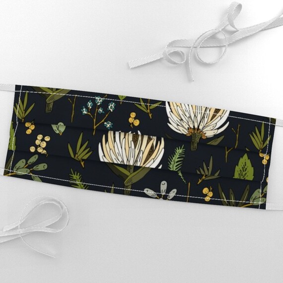 Removable Water-Activated Wallpaper Protea Modern Botanical Floral Dark Grey Removable Water-Activated Wallpaper Protea Modern Botanical Floral Dark Grey