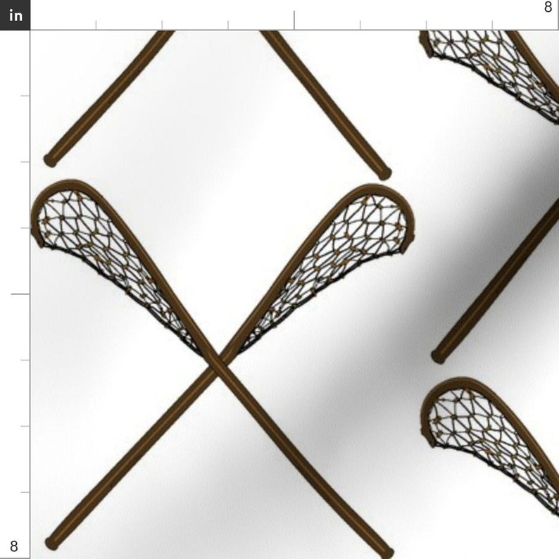 Lacrosse Fabric Traditional Lacrosse Sticks by Dd Baz Etsy