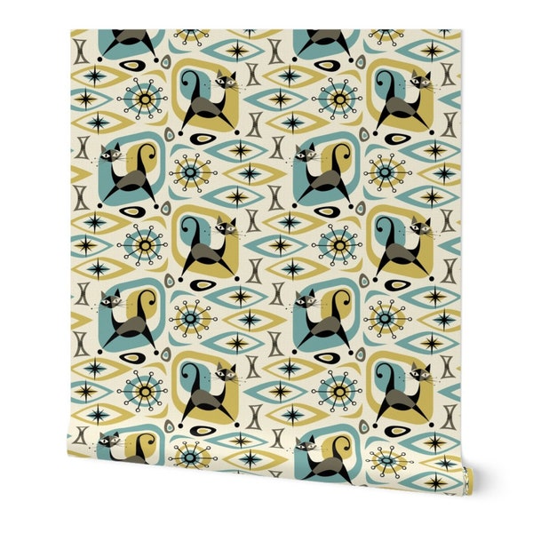 Mcm Wallpaper Temporary - Etsy