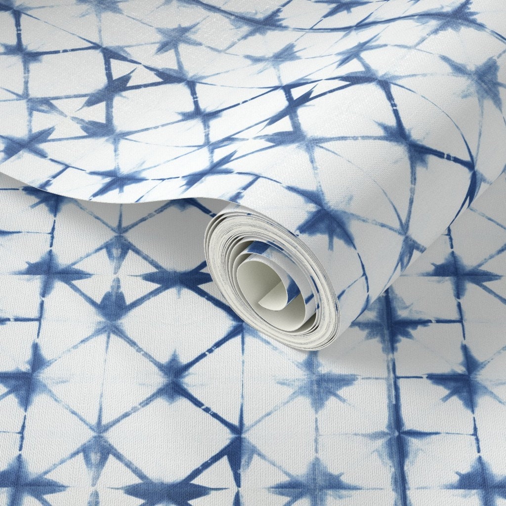 Shibori Wallpaper Shibori 13 Smaller by Jillbyers - Etsy
