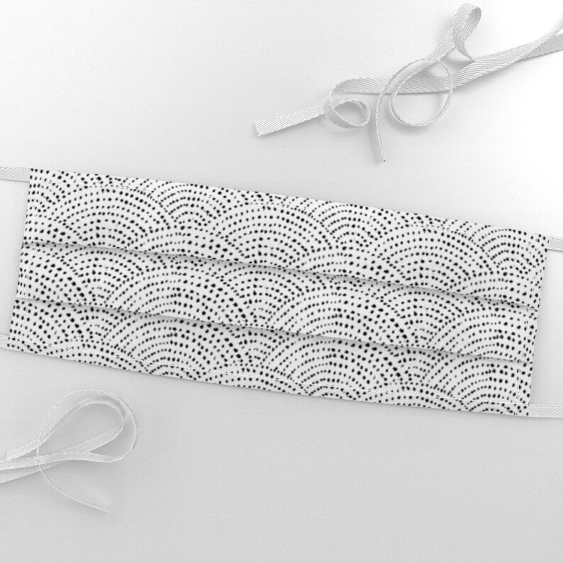 Scales Fabric Ink Dot Scales By Crumpetsandcrabsticks Etsy