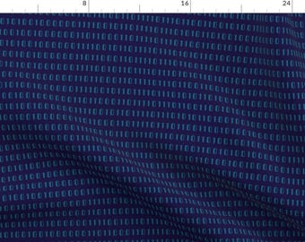 1s and 0s Fabric - Cuteness Binary By Lellobird - Binary Code Computer Geek Nerd Programming Tech Cotton Fabric By The Yard With Spoonflower
