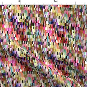 Abstract Watercolor Fabric - Watercolor Triangles By Joanmclemore - Geometric Watercolor Home Dec Cotton Fabric By The Yard With Spoonflower