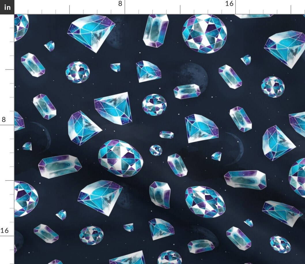 Exquisite Colorful Diamonds Y2k Style Stickers Self Adhesive