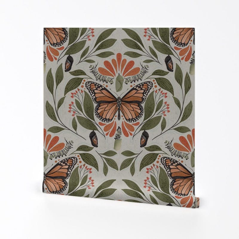 Butterfly Wallpaper - Etsy